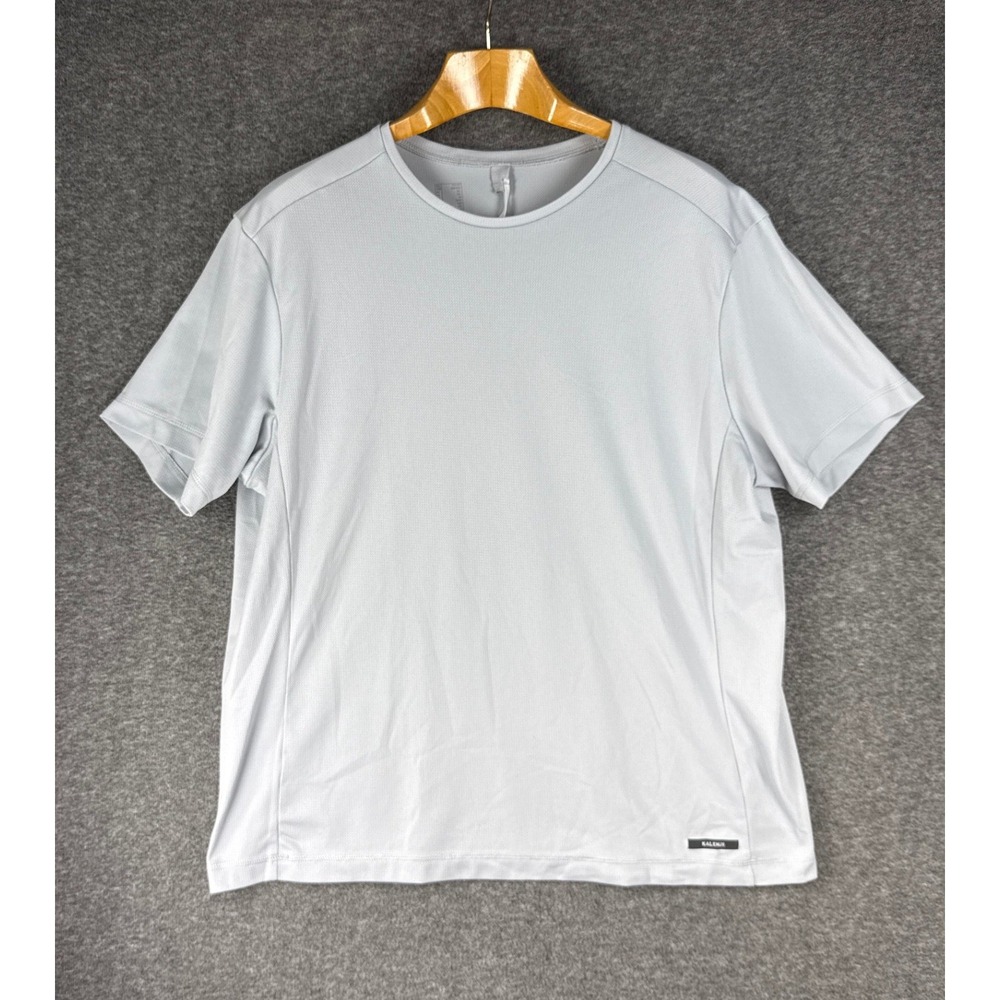 Kalenji Decathlon Performance Shirt Mens 2XL Gray Short Sleeve Running Training